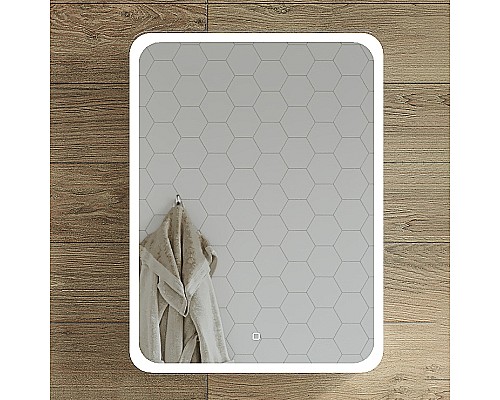 Зеркальный шкаф STWORKI Монтре 60 Мон.03.60/W с подсветкой Белый