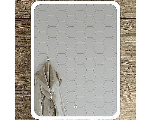 Зеркальный шкаф STWORKI Монтре 60 Мон.03.60/W с подсветкой Белый