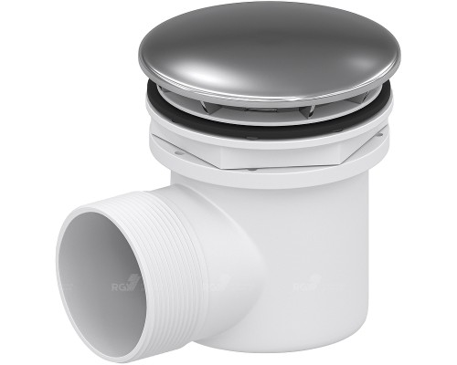 Сифон для душевого поддона RGW Velplex QYD-02 Хром