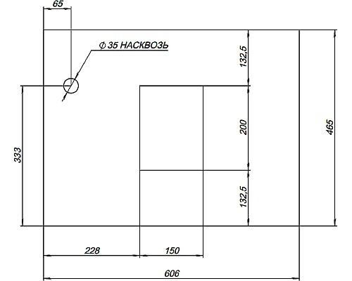Комплект мебели для ванной STWORKI Карлстад 60 427870 подвесной Дуб рошелье