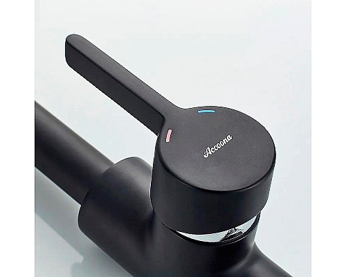 Смеситель для кухни Accoona H94 A4594F Черный Смеситель для кухни Accoona H94 A4594F Черный