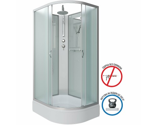 Душевая кабина Niagara Classic 90х70 L NG-33974-14LBKT без гидромассажа