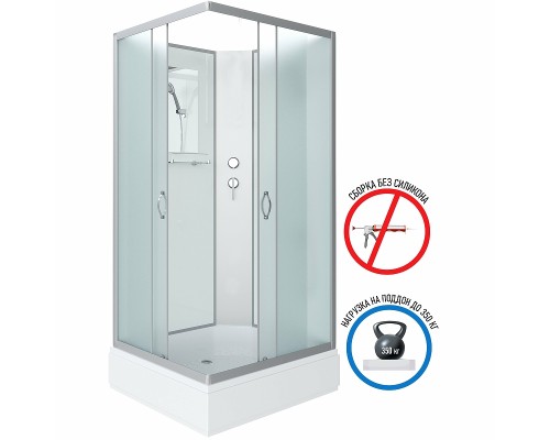 Душевая кабина Niagara Classic 100х80 NG-33084-14QBK без гидромассажа