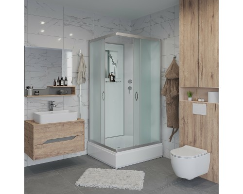 Душевая кабина Niagara Classic 100х80 NG-33084-14QBK без гидромассажа