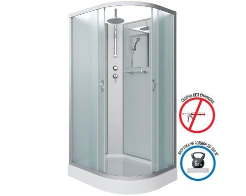 Душевая кабина Niagara Classic 120x80 L NG-3312-14LBKT без гидромассажа