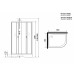 Душевая кабина Niagara Classic 120x80 L NG-3312-14LBKT без гидромассажа