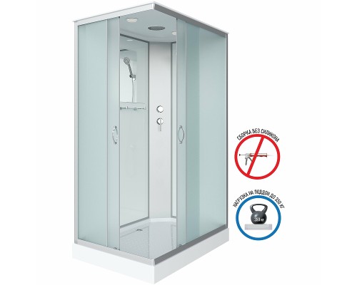 Душевая кабина Niagara Classic 100х80 NG-43085-14Q без гидромассажа