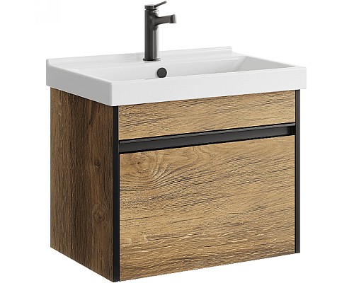 Тумба под раковину Aqwella Urban 60 URB0106DB подвесная Дуб балтийский