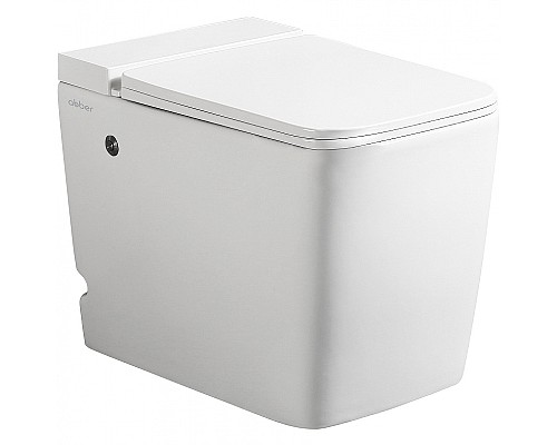 Унитаз Abber Rechteck AC1212P приставной с сиденьем Микролифт