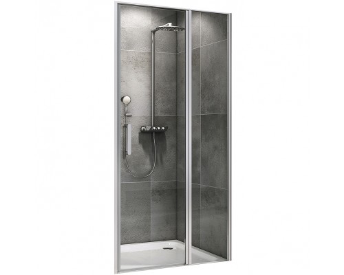 Душевая дверь Abber Sonnenstrand 140 AG04140S профиль Хром стекло прозрачное