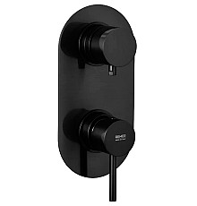 Смеситель для душа Remer X-Style X93KBCFP Черный хром брашированный