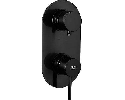 Смеситель для душа Remer X-Style X93KBCFP Черный хром брашированный