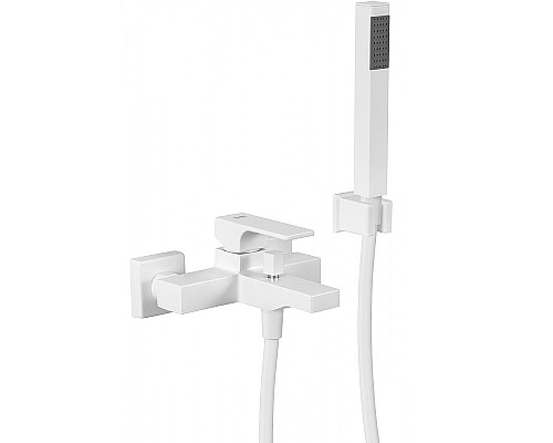 Смеситель для ванны Remer Absolute AU02BO Белый матовый