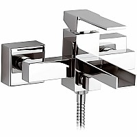 Смеситель для ванны Remer Qubica Cascata QC05 Хром
