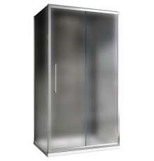 Душевой уголок Abber Schwarzer Diamant 160х70 профиль Хром стекло матовое, арт