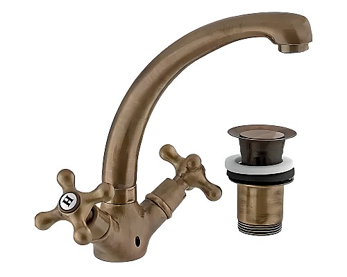 Смеситель для раковины Remer Liberty 13CLIVO Бронза