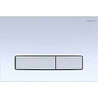 Клавиша смыва Aquatek Slim KDI-0000030 Белая глянцевая Хром