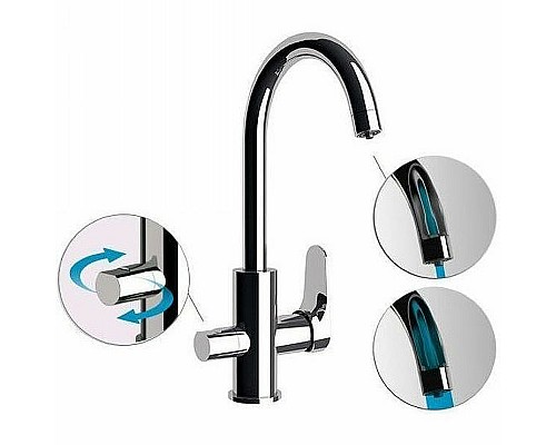 Смеситель для кухни Remer Class Line L79DW Хром