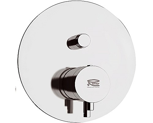 Смеситель для душа Remer Minimal Thermo NT09KB с термостатом Хром