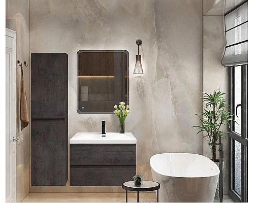 Шкаф пенал Cezares Molveno 40 MOLVENO-1600-2A-SC-OSS подвесной Ossido