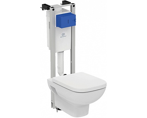 Комплект унитаза с инсталляцией Ideal Standard I.Life A WA330101 с сиденьем Микролифт
