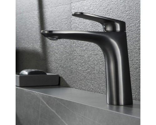 Смеситель для раковины Black&White Universe UK8701MG 8701MG Gun Metal