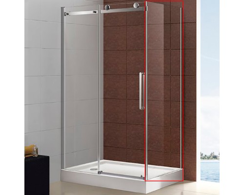 Душевая стенка Cezares Stylus 90 STYLUS-O-M-90-FIX-C-Cr профиль Хром стекло прозрачное
