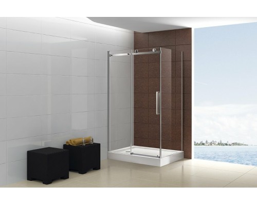 Душевая стенка Cezares Stylus 90 STYLUS-O-M-90-FIX-C-Cr профиль Хром стекло прозрачное
