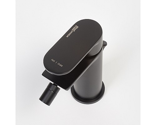 Смеситель для биде WasserKRAFT Elbe 7406 Черный матовый