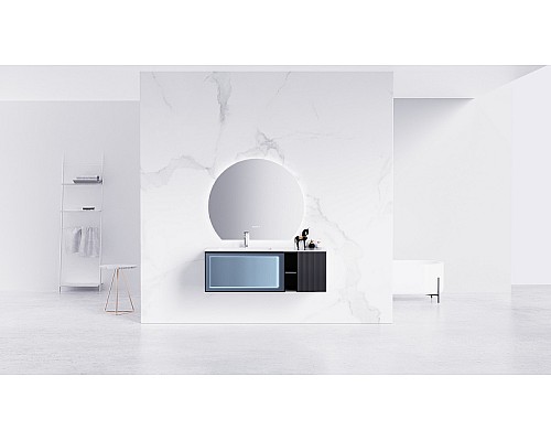 Зеркало Orans BC-9013 100 9013MR с подсветкой с сенсорным выключателем, подогревом и часами