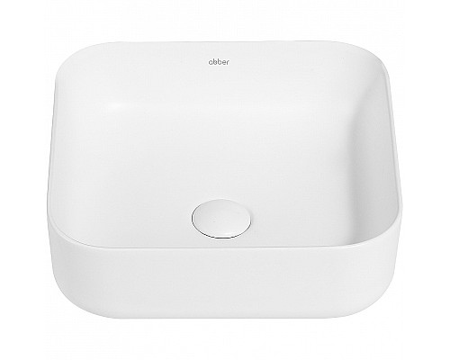 Раковина-чаша Abber Rechteck 39 AC2211MW Белая матовая