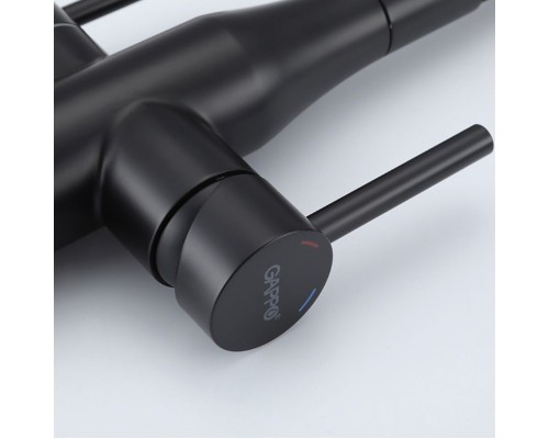 Смеситель для кухни Gappo G4399-66 Черный матовый