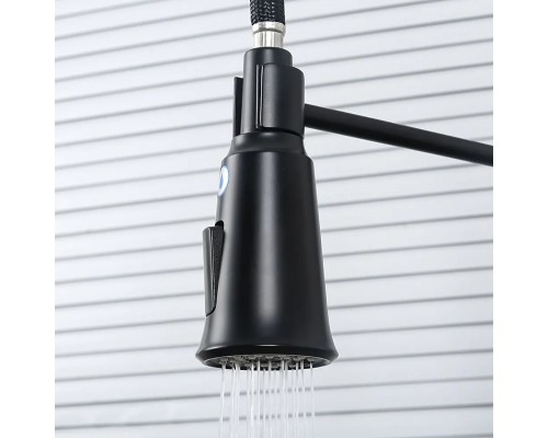 Смеситель для кухни Gappo G4398-66 Черный матовый