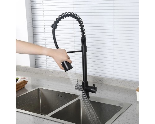 Смеситель для кухни Gappo G4398-66 Черный матовый