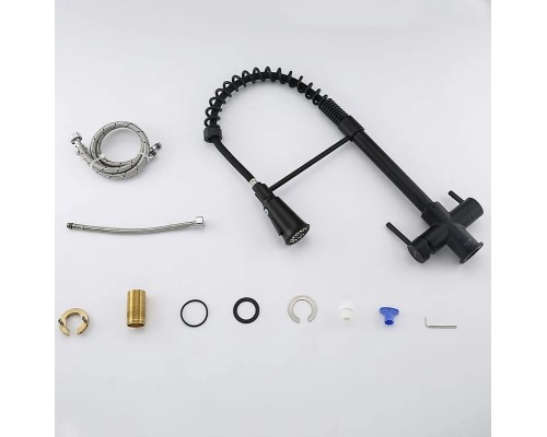 Смеситель для кухни Gappo G4398-66 Черный матовый