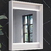 Зеркало Comforty 60 00-00001278 с подсветкой Белое с бесконтактным выключателем