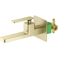 Смеситель для раковины Timo Torne 4372/17SM Золото матовое