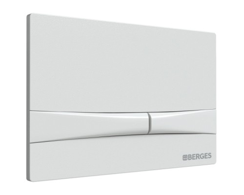 Клавиша смыва Berges Novum F4 Soft Touch Белая