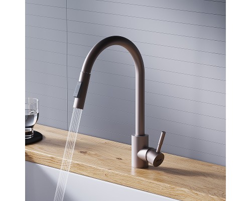 Смеситель для кухни Dorff Logic D3007511 Сатин