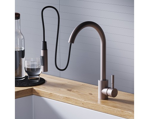 Смеситель для кухни Dorff Logic D3007511 Сатин