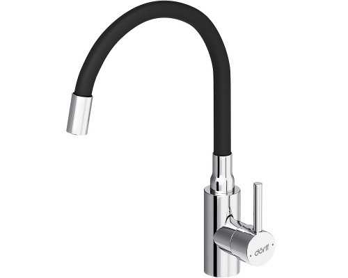 Смеситель для кухни Dorff Logic D3007622 Хром Черный