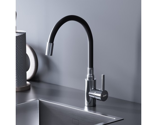 Смеситель для кухни Dorff Logic D3007622 Хром Черный