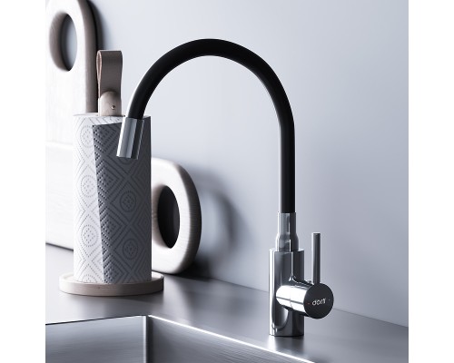Смеситель для кухни Dorff Logic D3007622 Хром Черный