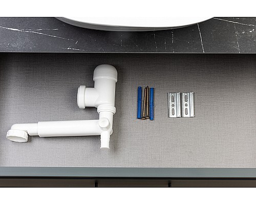 Тумба под раковину La Fenice Cubo 100 FNC-01-CUB-BG-100 подвесная Синяя матовая