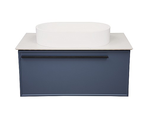 Тумба под раковину La Fenice Elba 80 FNC-01-ELB-BG-80 подвесная Синяя матовая