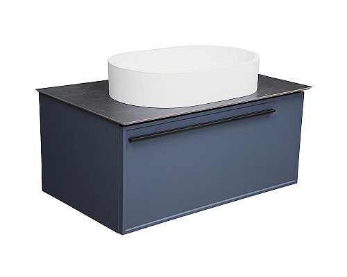 Тумба под раковину La Fenice Elba 80 FNC-01-ELB-BG-80 подвесная Синяя матовая