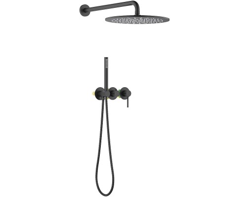 Душевая система Timo Saona SX-2349/03SM Черная матовая