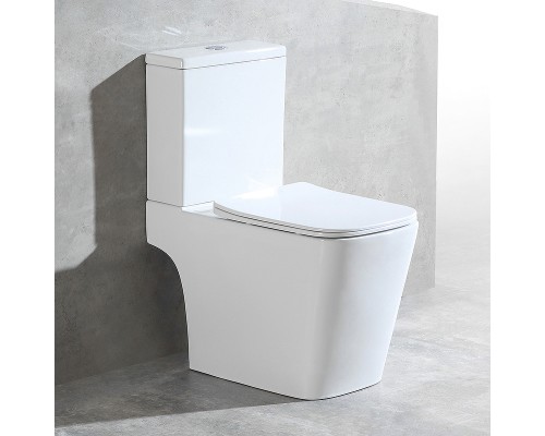 Унитаз компакт Vincea Hope VT2B-201 без бачка и сиденьем Микролифт