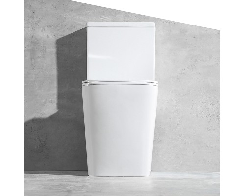 Унитаз компакт Vincea Hope VT2B-201 без бачка и сиденьем Микролифт