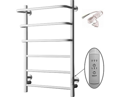 Электрический полотенцесушитель Тругор ПЭК 19 СП 80x50 Белый